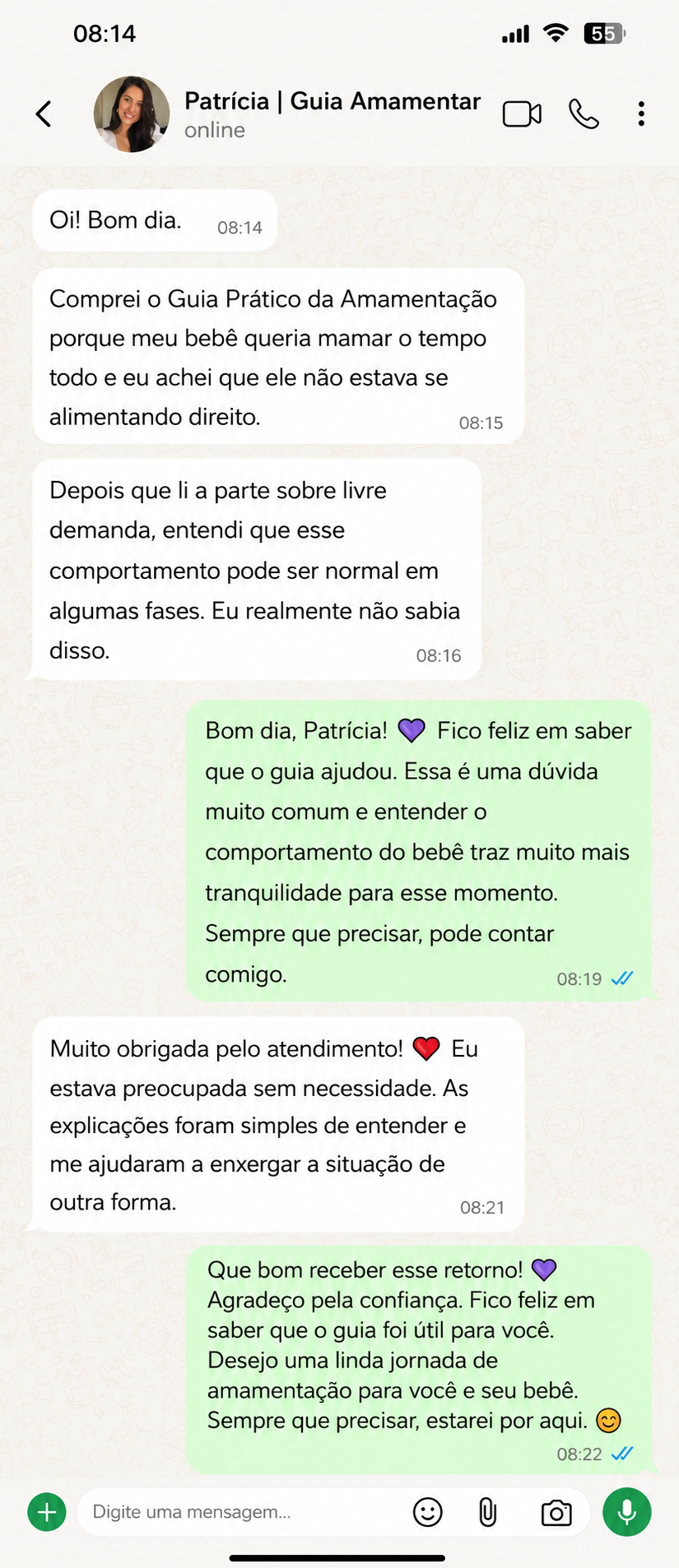 Depoimento WhatsApp 3