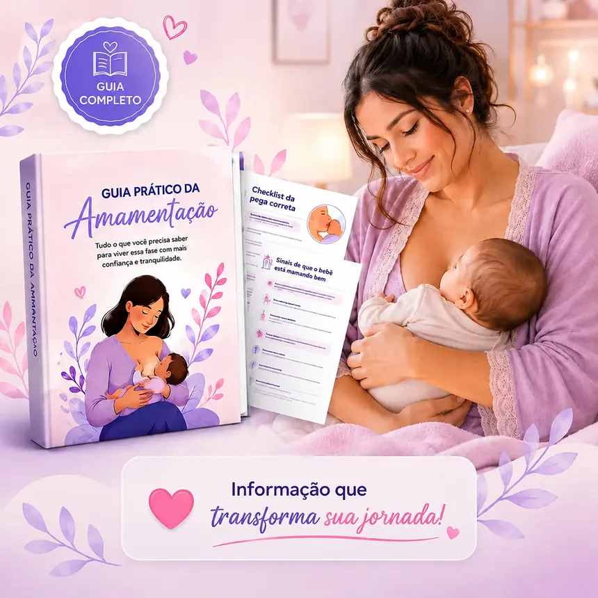Guia Prático da Amamentação - mockup do livro